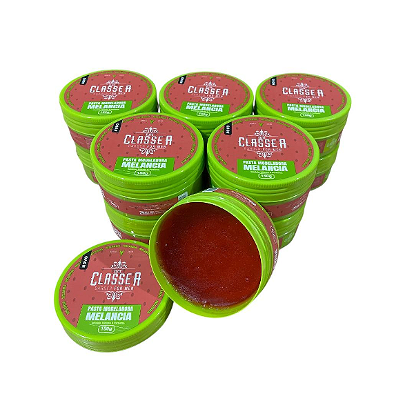 Pasta Modeladora Melancia 160gr Classe-a Kit Com 10 Unid