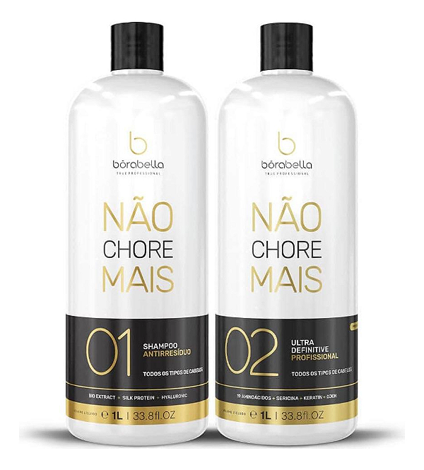 Progressiva Alisante Não Chore Mais 2x1000ml-Borabella