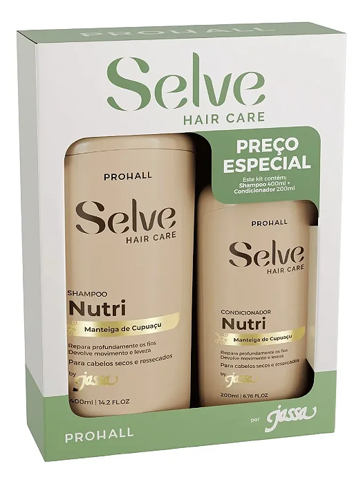 Kit Selve Nutri Prohall Disciplina E Vida Nova Aos Fios