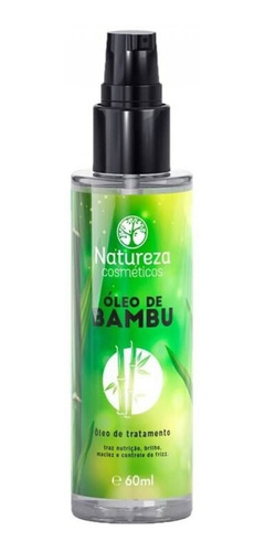 Natureza Cosméticos Óleo De Bambu Reparador De Pontas 60ml
