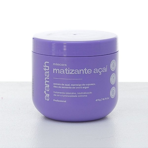 Máscara matizante Extrato de açaí aramath 475gr