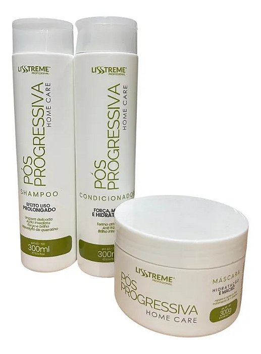 Kit Lisstreme Home Care Pós Progressiva-efeito Liso