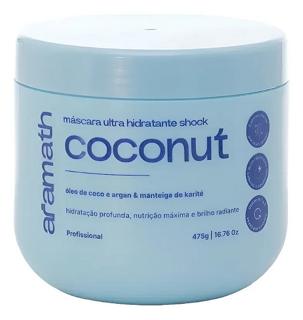 Mascara Hidratação Shock Stream Aramath  Reparação-475g
