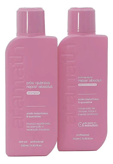 kit home care repair absolut pós quimica aramath-2x320ml