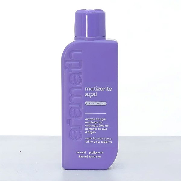 Condicionador matizante extrato de açaí aramath-320ml