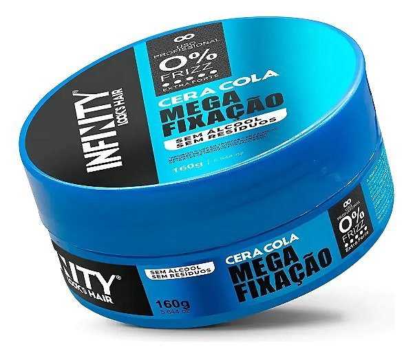 Cera Cola Mega Fixação Infinity Look's Hair-160gr