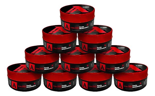 Pasta Modeladora Alfa Look's-150g-efeito Brilho Cx 10 Unid