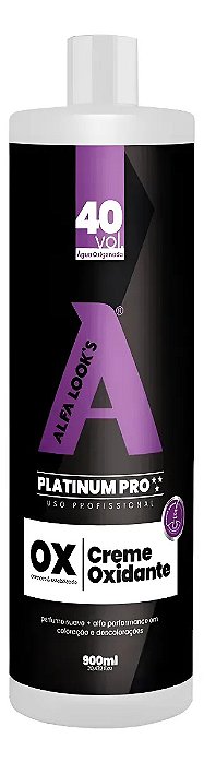 Ox Creme Oxidante Alfa Looks 900ml Platinum Pro 40-vol 40vol