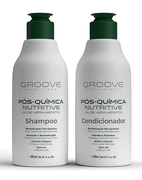 Kit Pós Quimica Aloe Vera Groove Professional 2x300ml