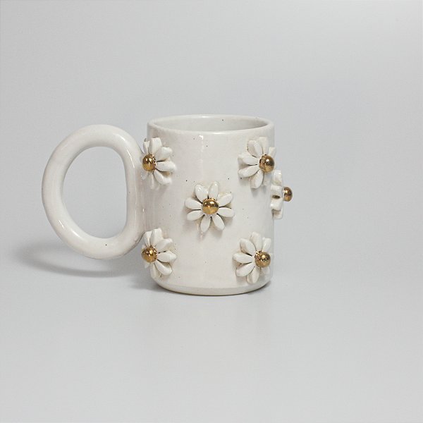 Caneca Bem Me Quer com Miolo em Ouro