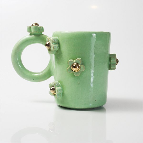 Caneca Jardins de Monet Verde 280 ml