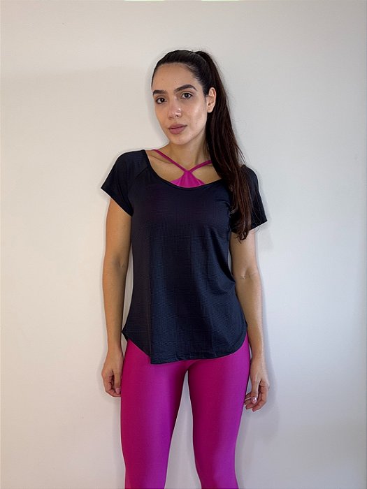 Camiseta Sarah preto