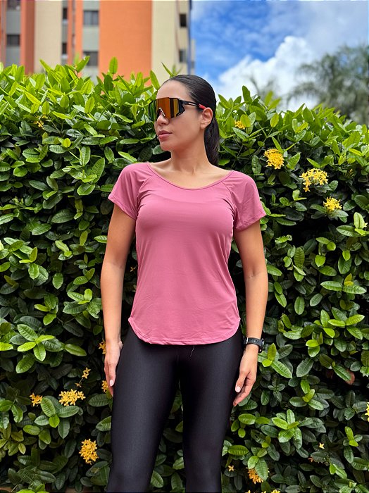Camiseta Sarah rosa claro