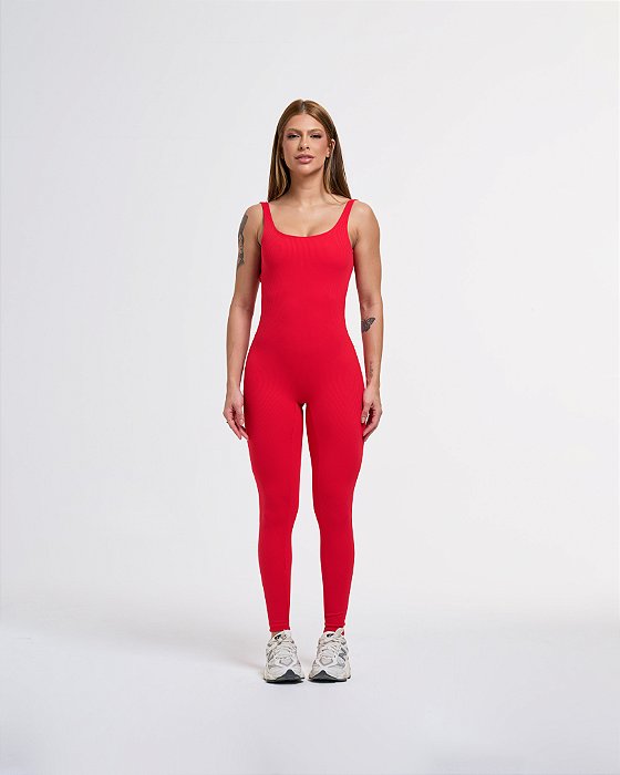 Macacão Premium vermelho