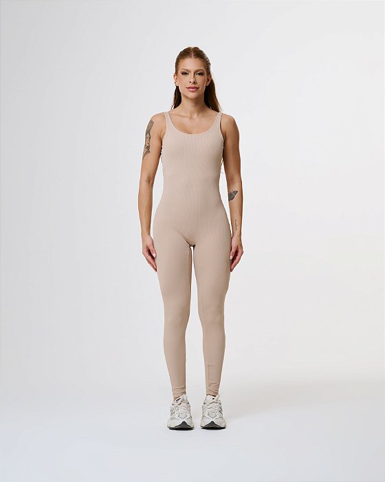 Macacão Premium bege