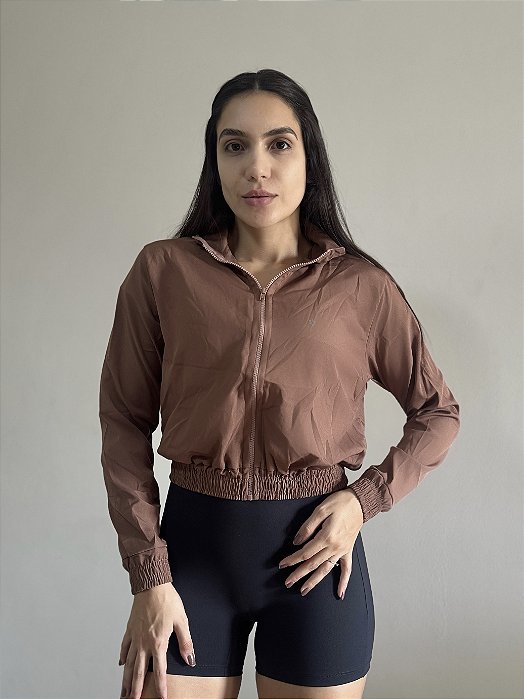 Jaqueta Bomber marrom