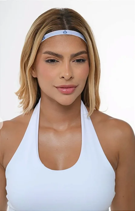 Faixa elástico branco