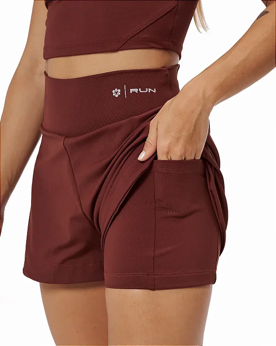 Short Prime marrom chocolate