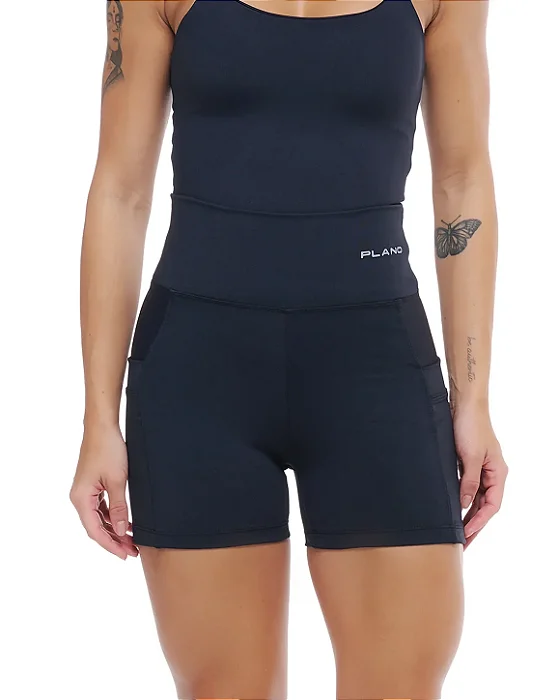 Short Sun preto