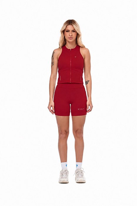 Short Myla bordô