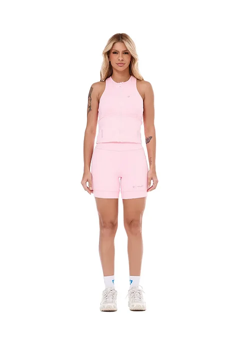 Colete Myla rosa bebê