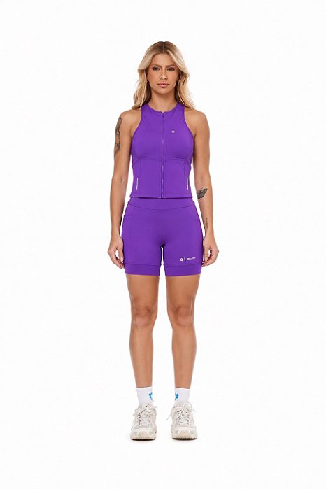 Colete Myla roxo médio