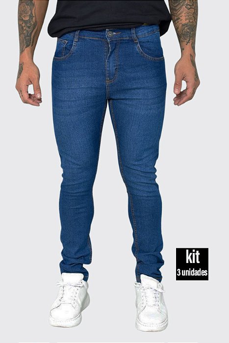 Kit 3 Calças – Skinny Masculino Premium