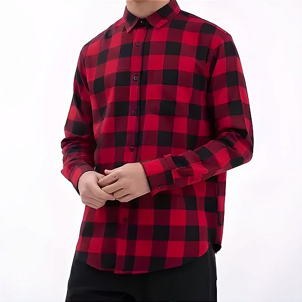 Xadrez Masculina – Toque Flanelado