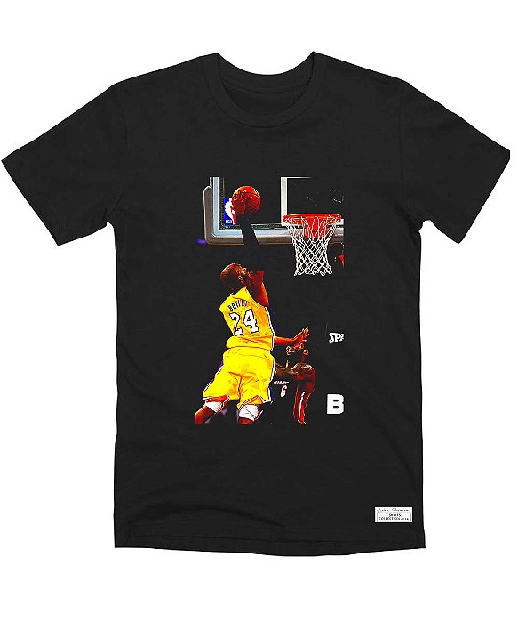 Camiseta Masculina Preta 100% Algodão Michael Jordan Dunk