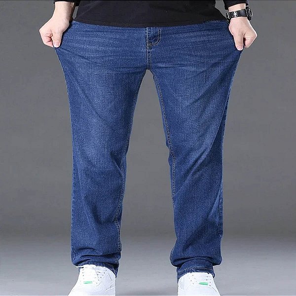 Jeans Masculino Plus Size – Fit Premium