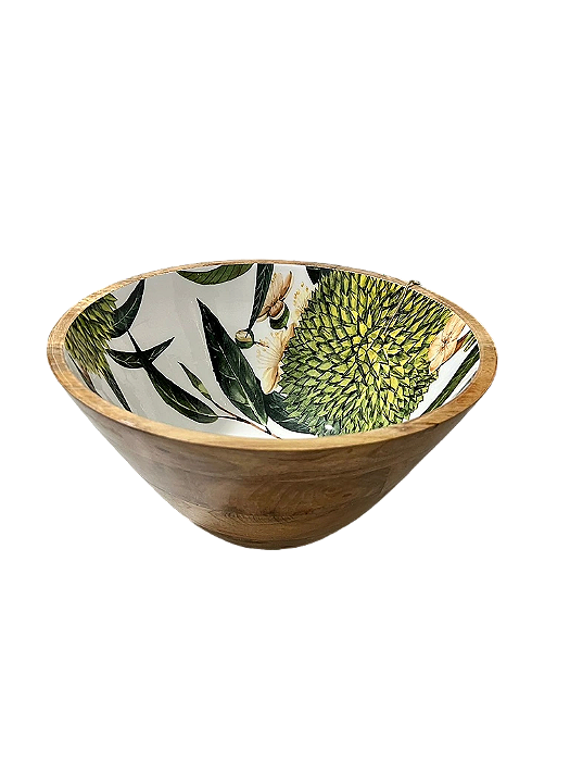 SALADEIRA FLORAL VERDE