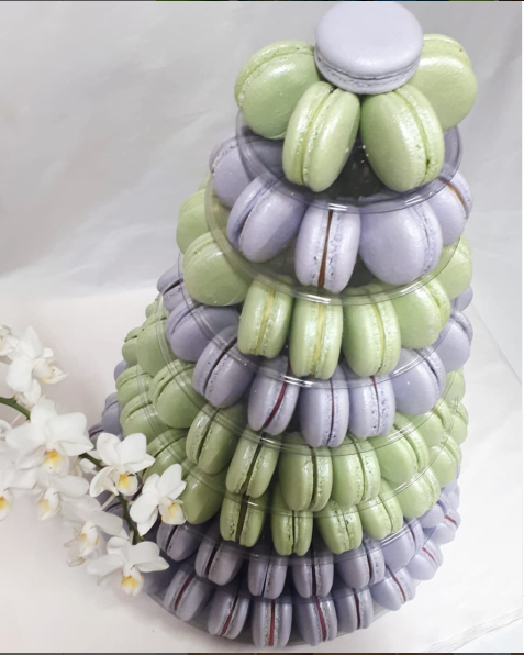Torre de Macarons - 8 Andares - 135 macarons