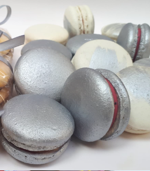 Macarons Metalizados - 25 unidades