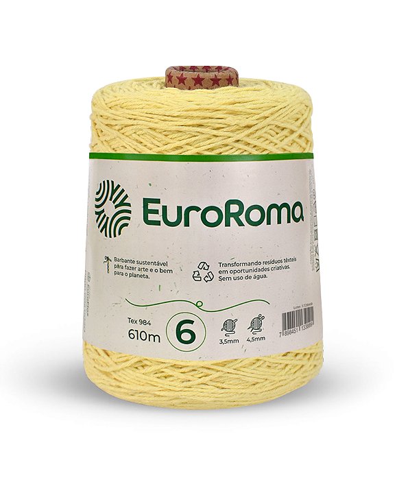 EuroRoma 610m n.6 - 400 Amarelo Bebê