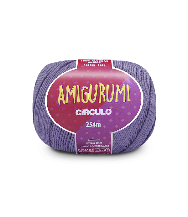 Amigurumi Circulo 254mt - cor 6399-Azaléia