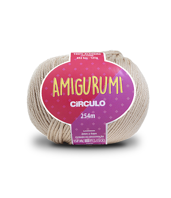 Amigurumi Circulo 254mt - cor 7564-Porcelana