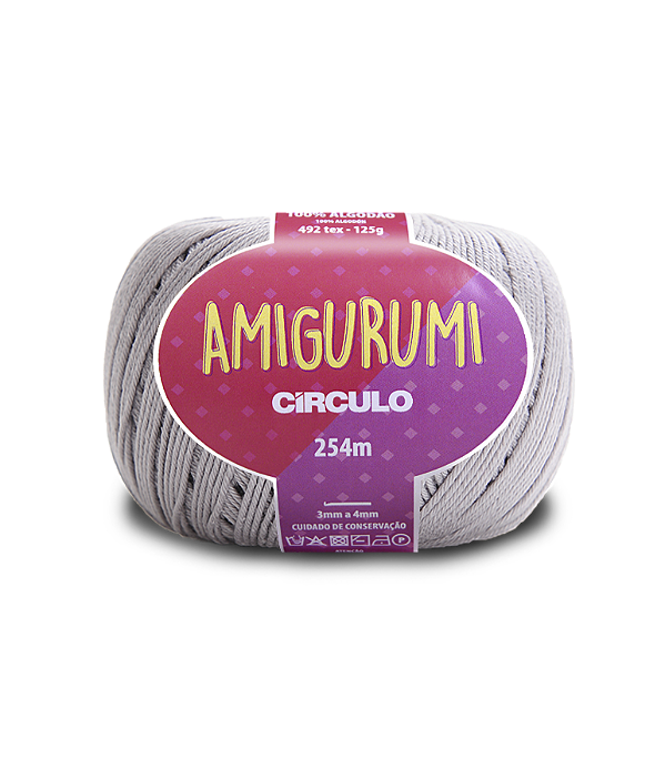 Amigurumi Circulo 254mt - cor 8008-Pedreira