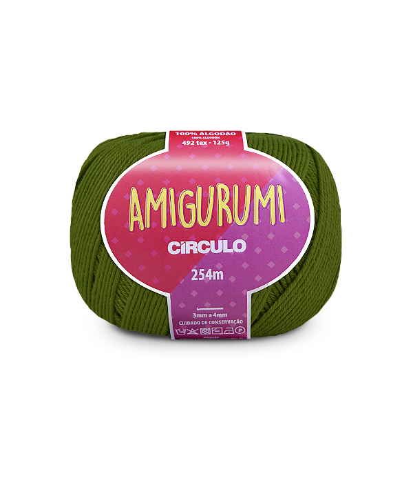 Amigurumi Circulo 254mt - cor 5089-Selva