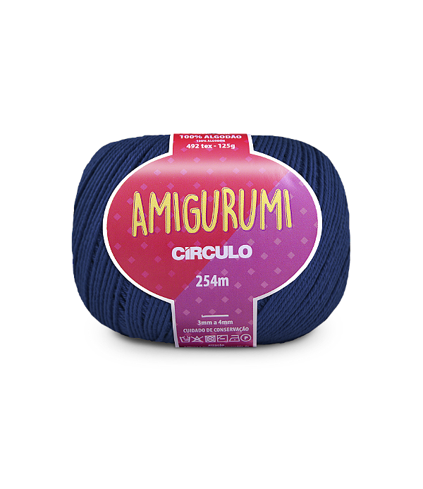 Amigurumi Circulo 254mt - cor 2745-Marinheiro