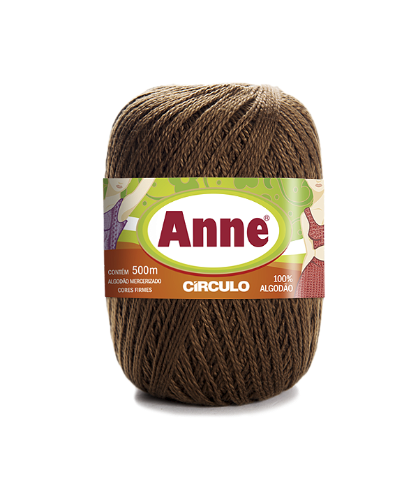 Anne Circulo  500m- cor 7382 - Chocolate