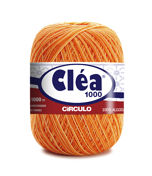 Cléa 1000 Circulo cor 9059 - Abóbora