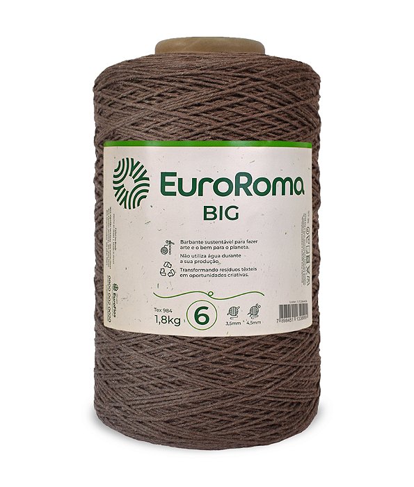 EuroRoma 1,8 kg nº 6 cor 1100 - Marrom