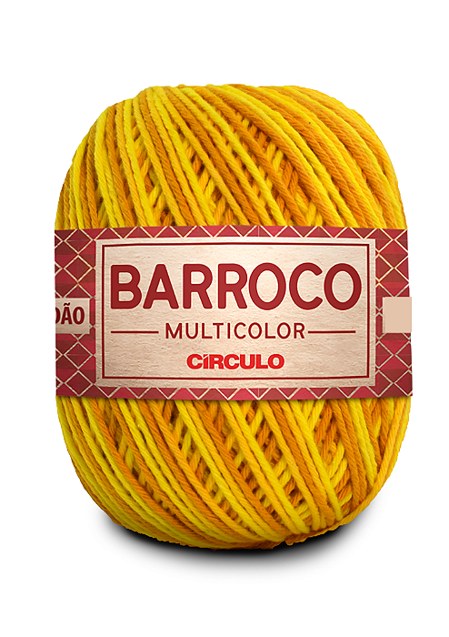 Barroco Multicolor nº6 400g Cor 9433- Abacaxi