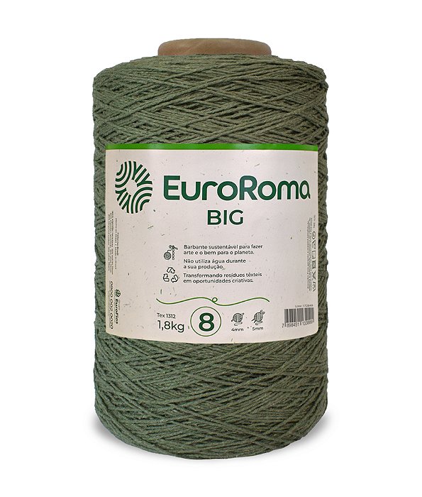 EuroRoma 1,8 Kg nº 8 cor 805 - Verde Militar