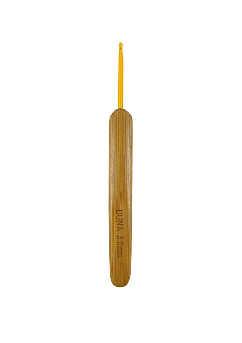 Agulha de Crochê Cabo de Bambu Duna 3,0mm
