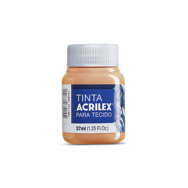 Tinta  Acrilex  Para Tecido Fosca Cor 518 Salmão 37ml