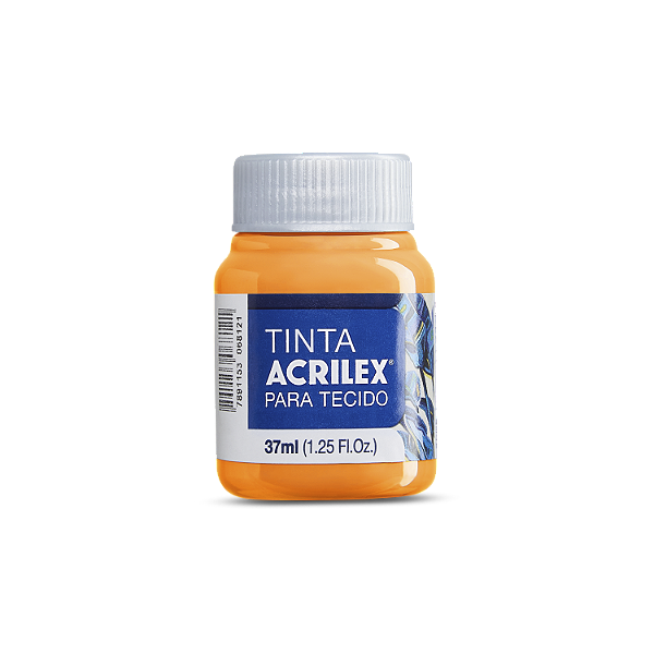 Tinta Acrilex  Para Tecido Fosca Cor 536 Amarelo Cádmio 37ml