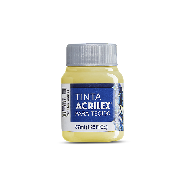 Tinta Acrilex Para Tecido Fosca Cor 593 Mostarda 37ml