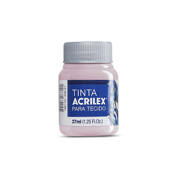 Tinta Acrilex Para Tecido Fosca Cor 813 Rosa Bebê 37ml