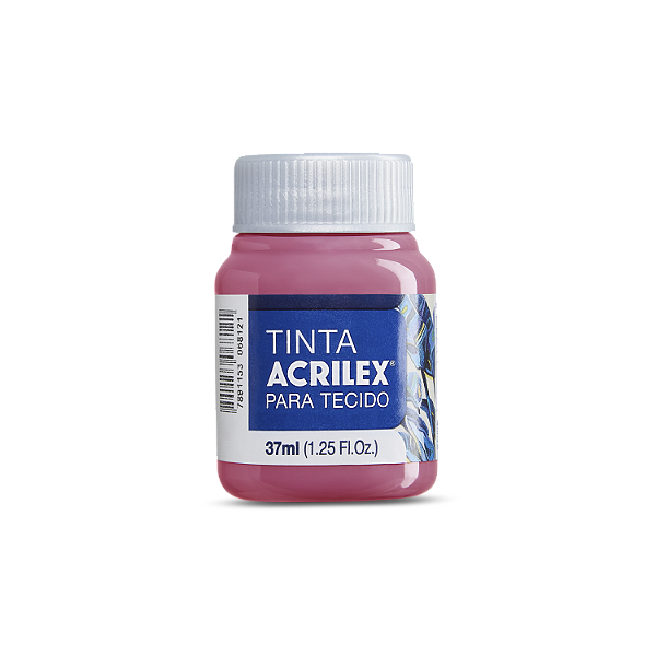 Tinta Acrilex Para Tecido Fosca Cor 527 Pink 37ml